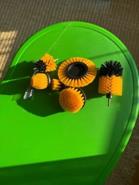 *NEW IN BAG* Yellow & Black Brush Drill Bit Cleaning Kit